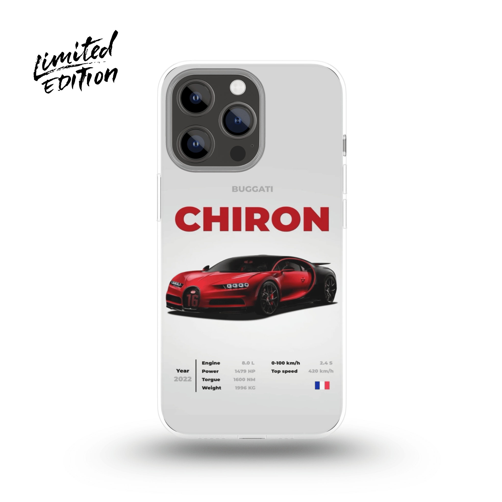 غطاء هاتف BUGATTI CHIRON - إصدار محدود