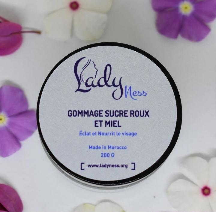 Gommage sucre roux et miel Ladyness 200 g