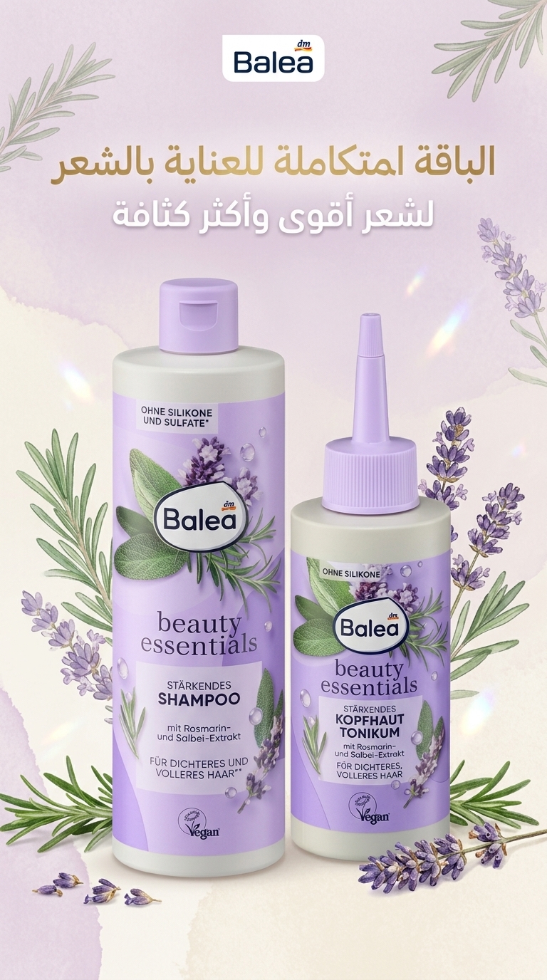 Balea Chopoing à la Khzama – Soin Fortifiant pour Cheveux