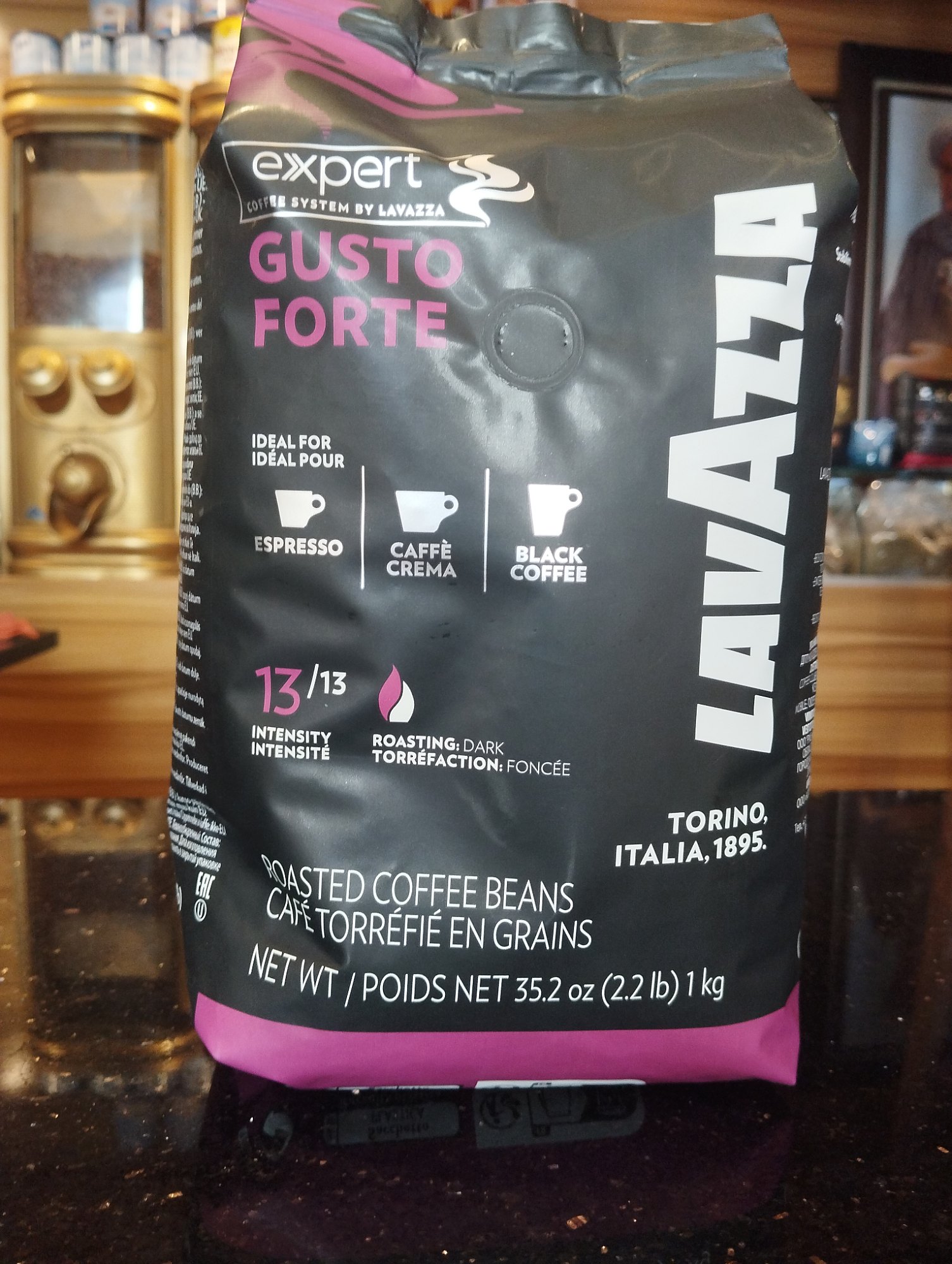 Café en grains Lavazza Expert Gusto Forte 1kg