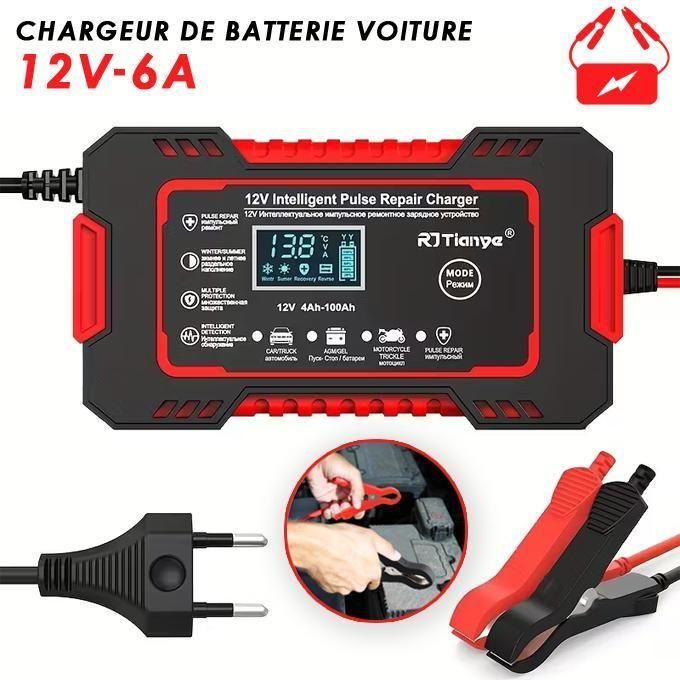 12V 6A Intelligent Battery Charger