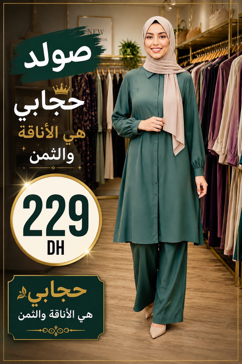Green Tunic and Pants Set