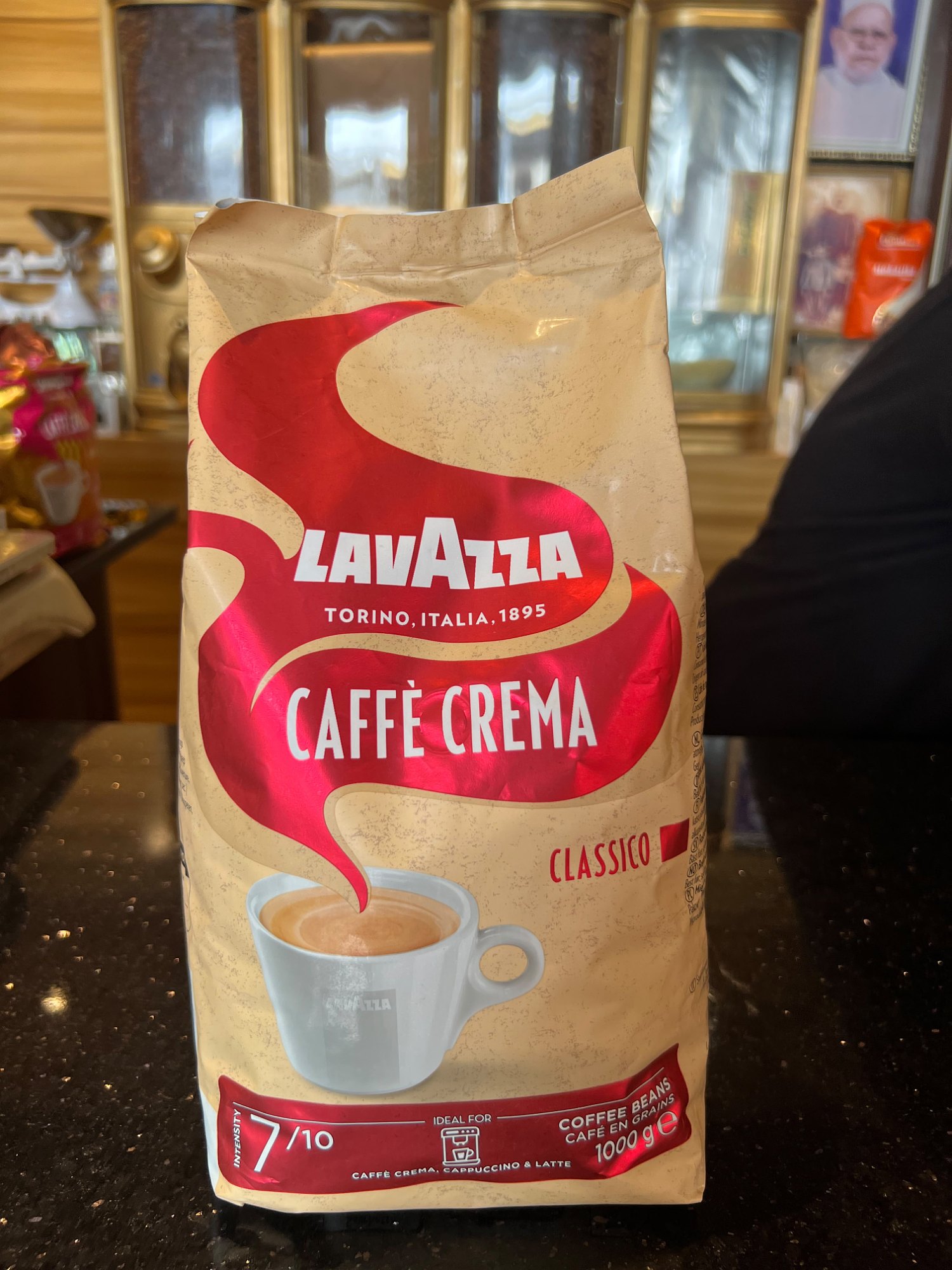 Lavazza Caffè Crema Classico Coffee Beans 1kg