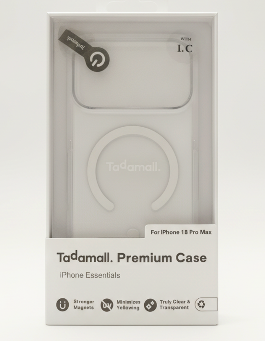 Coque de protection transparente pour iPhone 18 Pro Max