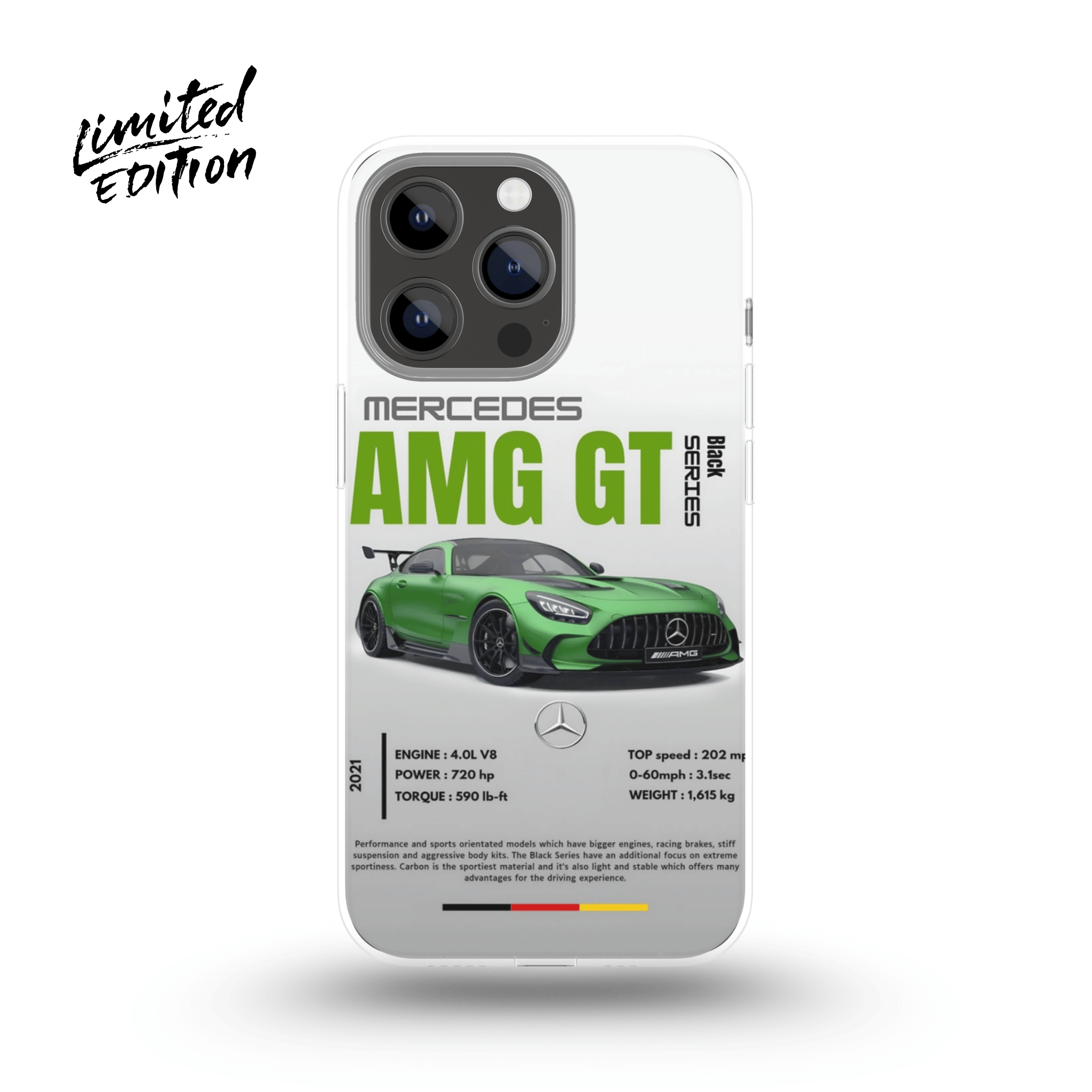 غطاء هاتف مرسيدس AMG GT Series - إصدار محدود
