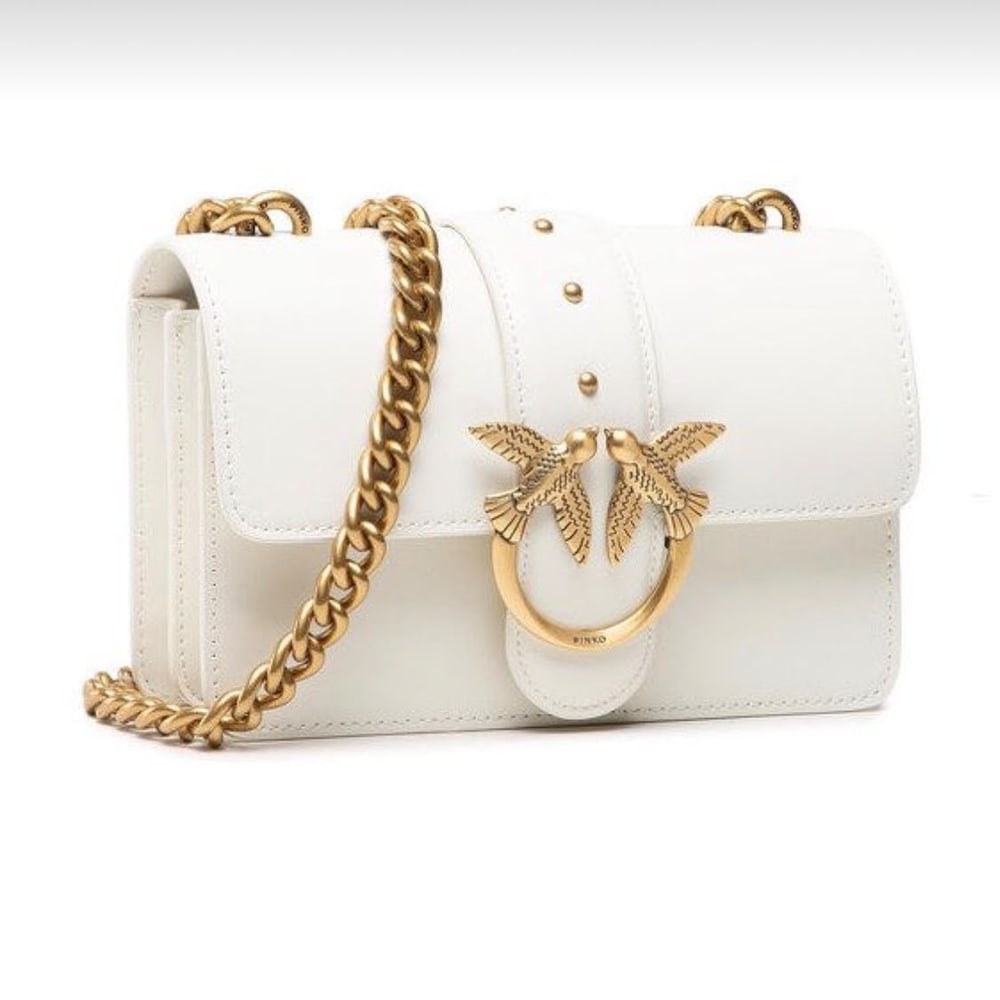 Sac bandoulière Pinko Love Lady blanc