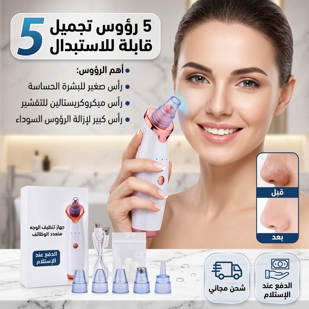 5-in-1 Blackhead Removal Suction Device